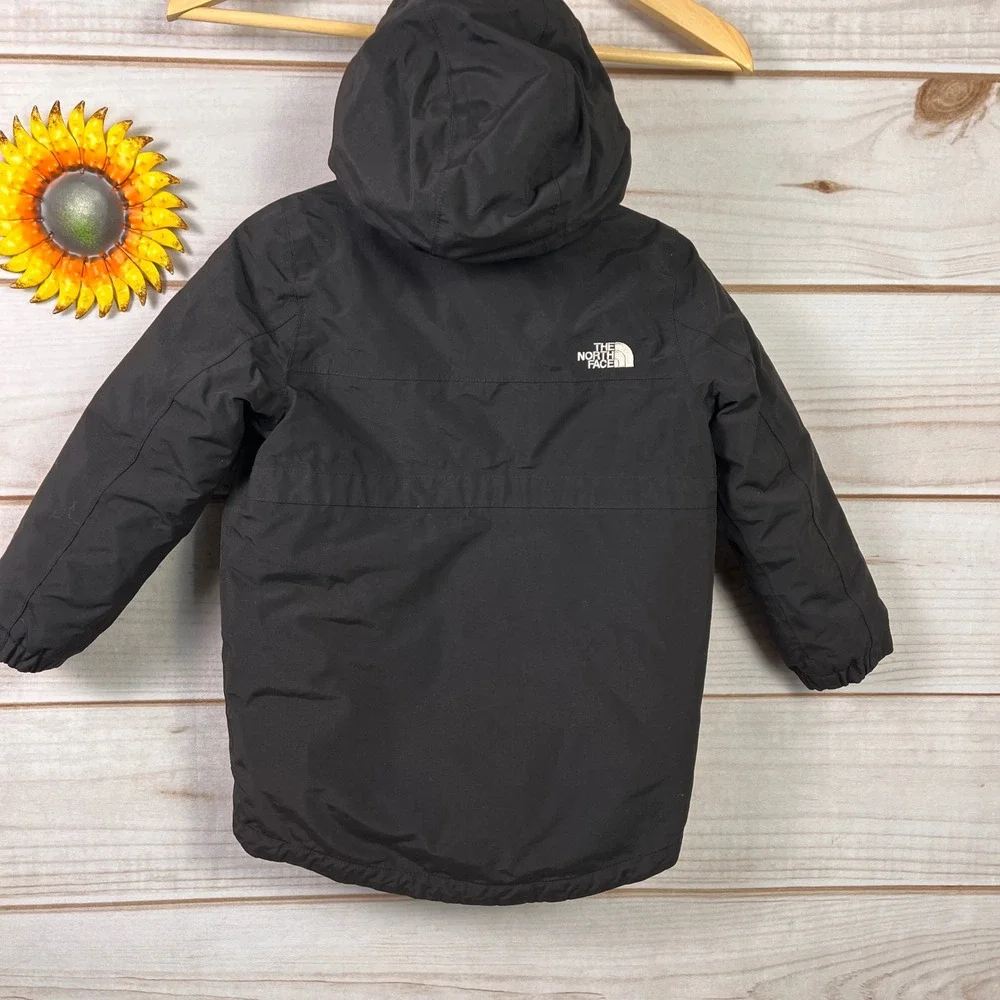 The North Face Hooded Winter Jacket Kids 4T Insulated Warm 550 Ski Parka‎ Coat